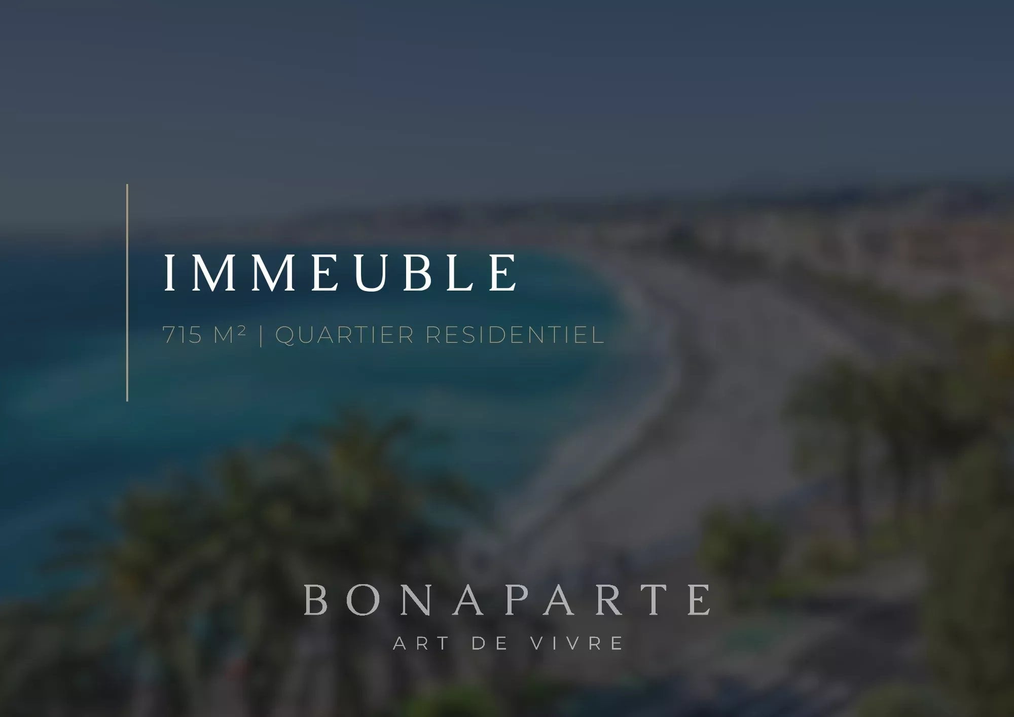 NICE CENTRE - IMMEUBLE - QUARTIER RESIDENTIEL